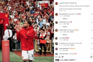 库尼亚社媒纪念完成老特拉福德球场首秀：梦想成真的时刻！