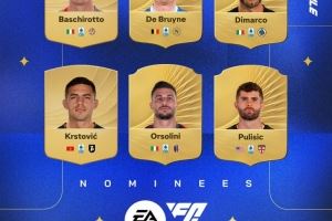 意甲9月最佳球员候选：普利西奇、德布劳内、迪马尔科在列