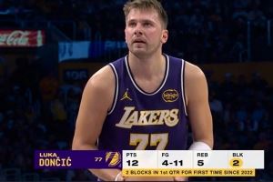  不一样的七七！东契奇首节送出两记封盖 个人2022年以来首次