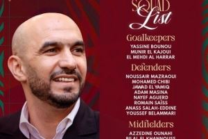  摩洛哥新一期名单：布努、阿姆拉巴特、迪亚斯在列，阿什拉夫伤缺