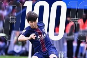  李刚仁：我很高兴为巴黎出场100场并帮助球队，每场联赛都很重要